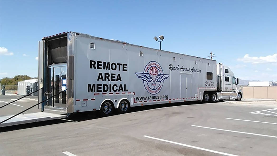Selwyn Harris/Pahrump Valley Times Local residents in need of quality medical care performed by teams of doctors and physicians arrives back in Pahrump next month, courtesy of the Remote Area Medi ...
