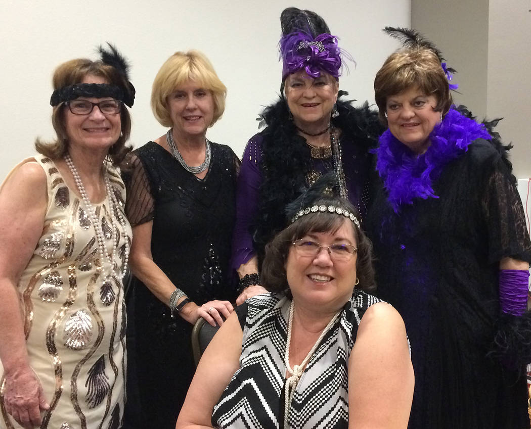 Robin Hebrock/Pahrump Valley Times CASA volunteers were out in force for the nonprofit's most recent fundraiser, all dressed in the event's 1920s theme with feathers, sequins and headpieces adding ...
