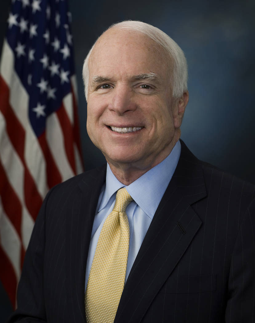 Office of U.S. Sen. John McCain U.S. Sen. John McCain died last month at age 82.