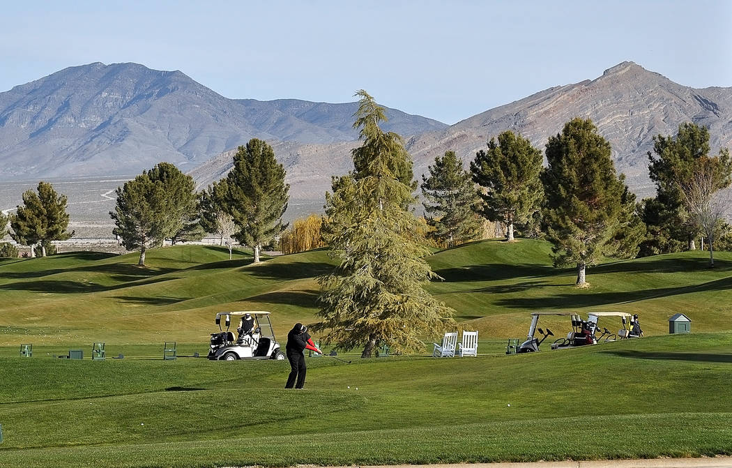 Horace Langford Jr./Pahrump Valley Times The first Making a Difference Golf Tournament to support Infinity Hospice Foundation will be held Oct. 19 at Mountain Falls Golf Course in Pahrump.