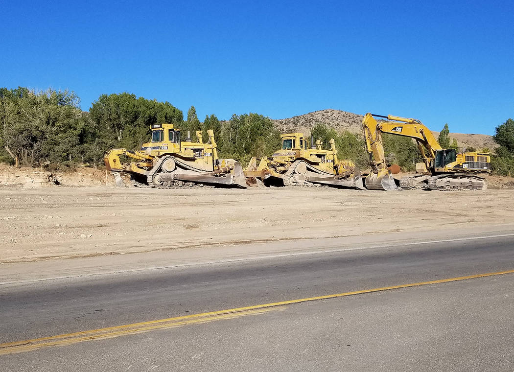 David Jacobs/Pahrump Valley Times Motorists should use caution while traveling through the work zone, heed construction signage, and take alternate detour routes, if possible, NDOT said in its new ...