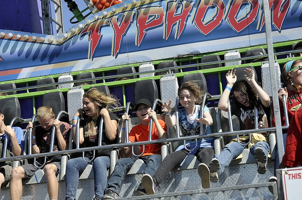 Horace Langford Jr./Pahrump Valley Times The carnival portion of the Pahrump Fall Festival is always a crowd-favorite among the younger attendees of the fall festival. Festivities continue through ...