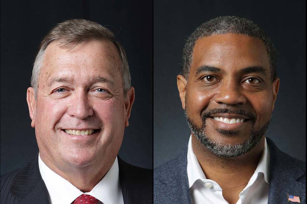 Las Vegas Review-Journal Cresent Hardy, left, and Steven Horsford, candidates for 4th Congressional District.