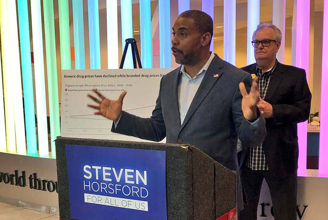 Steven Horsford, seen in 2018, is a Democratic candidate for Nevada's 4th Congressional District. (Las Vegas Review-Journal)