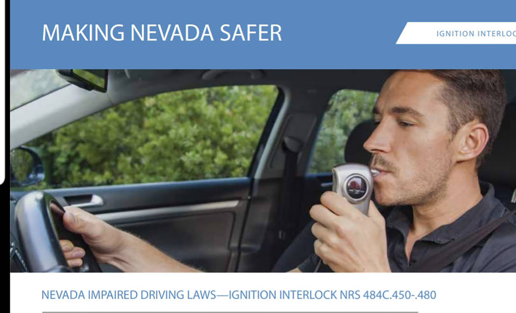Ignition interlock device Nevada law in place Pahrump Valley Times