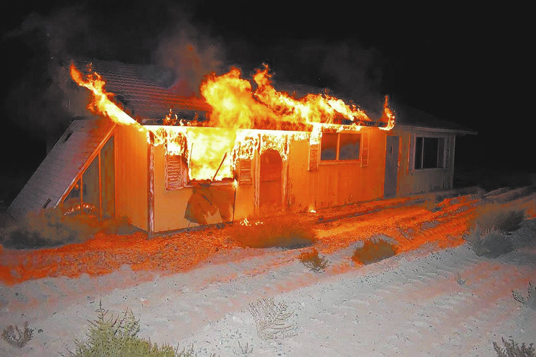 Special to the Pahrump Valley Times On Friday September 28, fire crews were summoned to the 4500 block of South Homestead for a reported structure fire just after 11 p.m. The fire, according to Ch ...