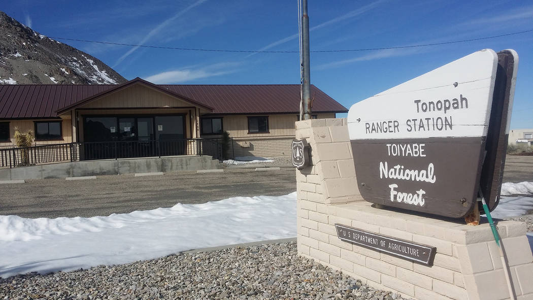 David Jacobs/Tonopah Times-Bonanza A look at the Forest’s Austin-Tonopah Ranger District Office in Tonopah as shown in a wintertime file photo. Upgrades are set for the site.
