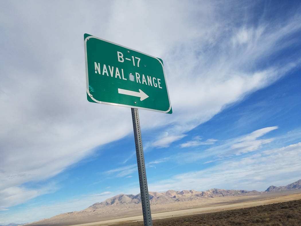 David Jacobs/Pahrump Valley Times A part of the Navy's Fallon Range Training Complex as shown in this Oct. 10, 2016 photo along U.S. Highway 50 between Fallon and Gabbs.