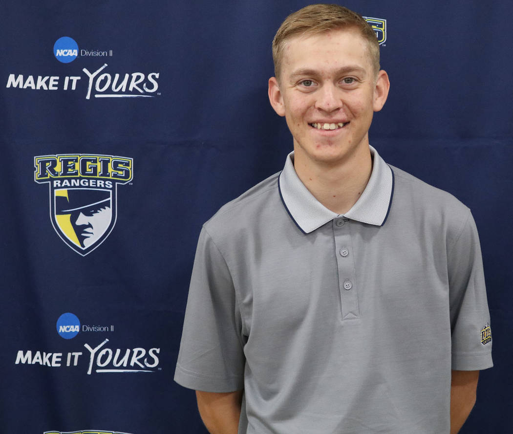Regis University Austen Ancell, a former state golf champion at Pahrump Valley High School, averaged 76.3 strokes per round during the fall season at Regis University, an NCAA Division II school i ...