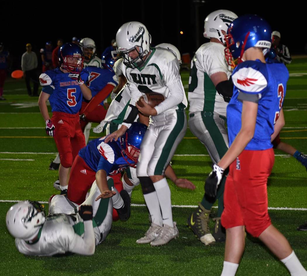 Beatty closes football season with rout of Indian Springs Pahrump Valley Times