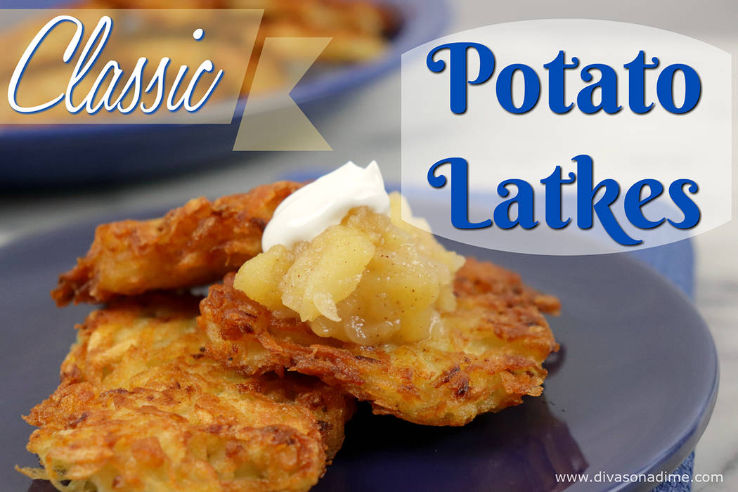 Patti Diamond / Special to the Pahrump Valley Times Of all the traditional foods eaten on Hanukkah, the potato latke is a favorite. This is a potato pancake fried in oil.