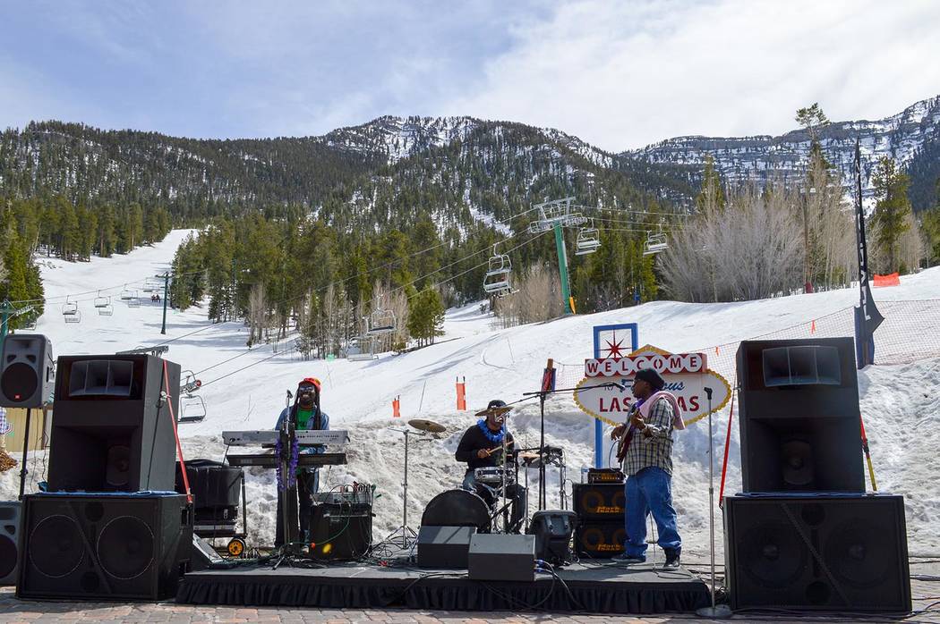 Special to the Pahrump Valley Times Live entertainment is part of the festivities each January when Lee Canyon hosts the Ruby Cup, which honors the memory of Chris Ruby, 20, whose organs helped sa ...