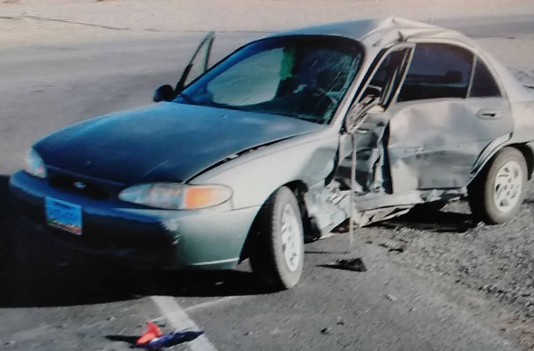 Special to the Pahrump Valley Times Pahrump resident Steven John Howard, 57, was the driver who failed to yield to a stop sign at the intersection of Mesquite Avenue and Highway 160 on Thursday D ...