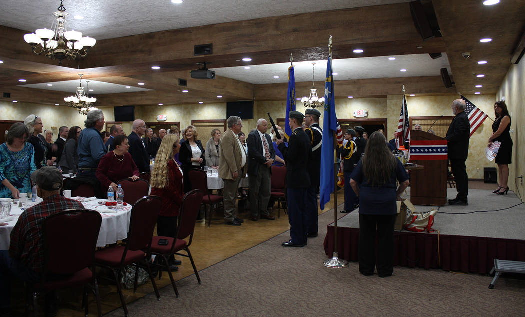 Robin Hebrock/Pahrump Valley Times A large crowd of nearly 150 Republicans gathered for the 40th Annual Lincoln Day Dinner, hosted March 15.