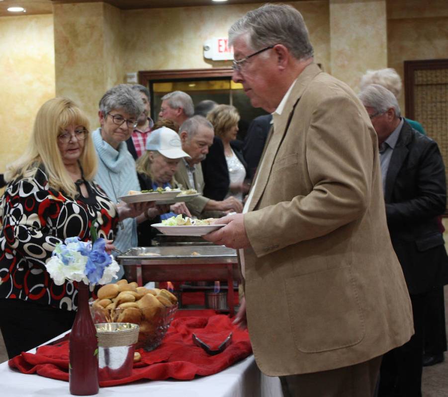 Robin Hebrock/Pahrump Valley Times The Lincoln Day Dinner included a buffet-style meal.
