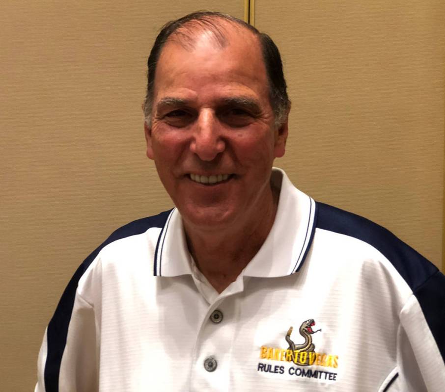 Tom Rysinski/Pahrump Valley Times Baker to Vegas Challenge Cup Relay co-founder Chuck Foote, 72 ...