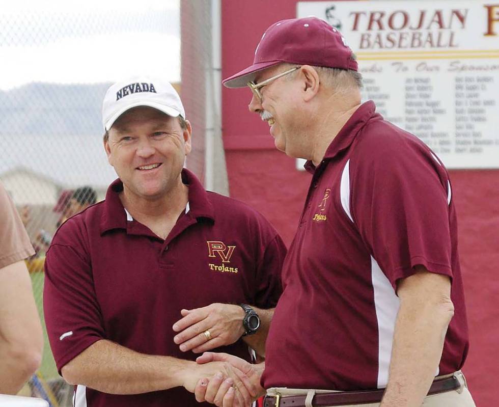 Horace Langford Jr./Pahrump Valley Times Pahrump Valley High School Athletics Hall of Fame memb ...