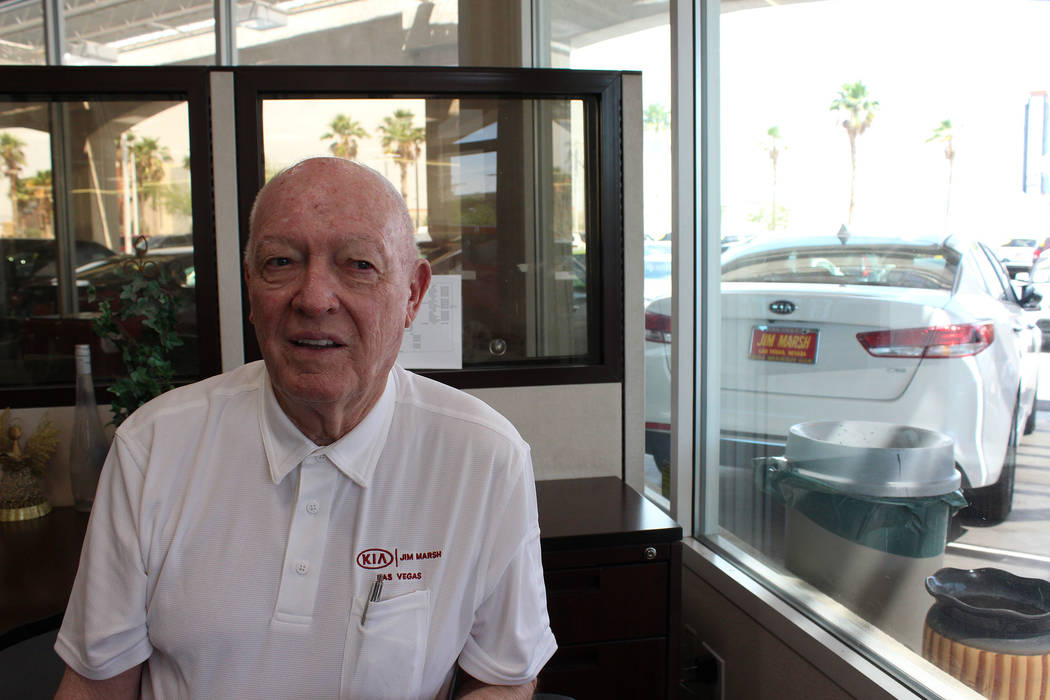 Jeffrey Meehan/Special to the Pahrump ValleyTimes Jim Marsh hosted a dedication ceremony at its ...