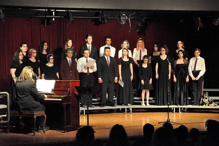 Horace Langford Jr./Pahrump Valley Times The Pahrump Valley High School Music Department held ...