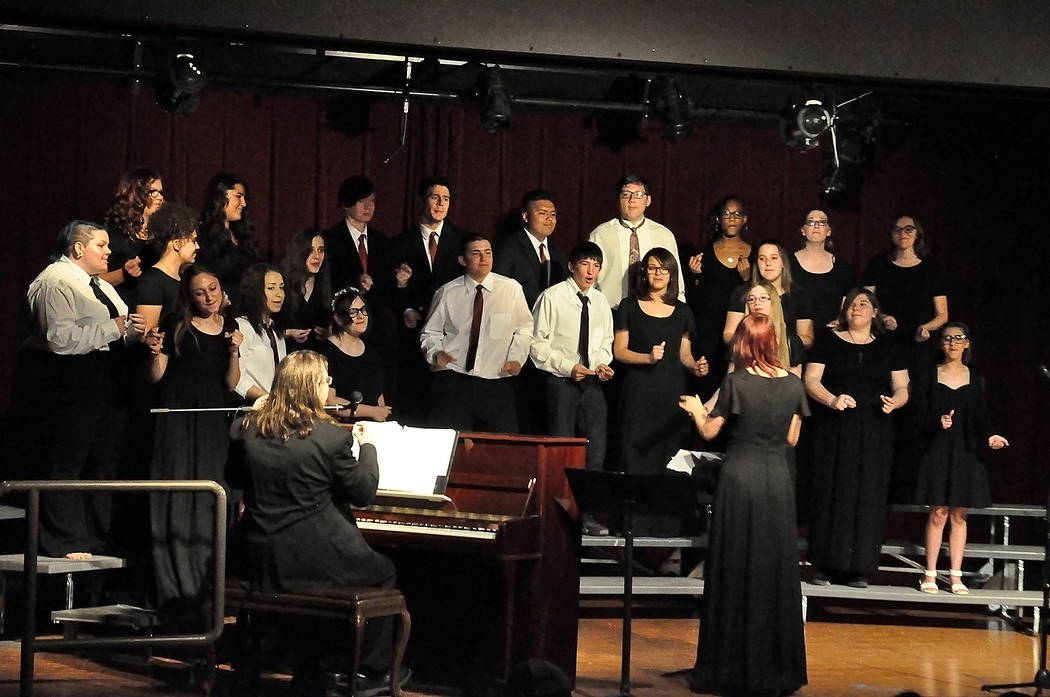 Horace Langford Jr./Special to the Pahrump Valley Times The Pahrump Valley High School Music De ...