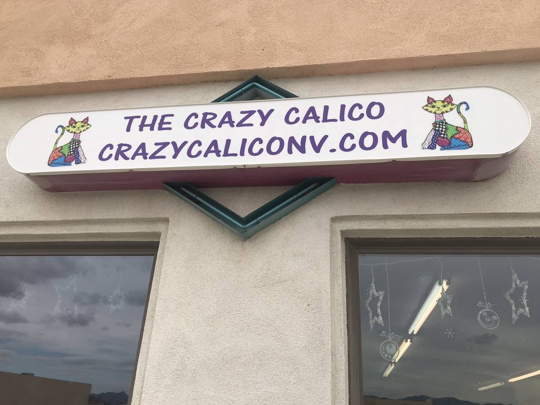 Jeffrey Meehan/Pahrump Valley Times The Crazy Calico, a new consignment store in Pahrump, laun ...