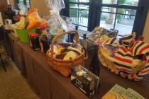 David Jacobs/Pahrump Valley Times Some of the items for the 2018 Quarter Auction to benefit the ...