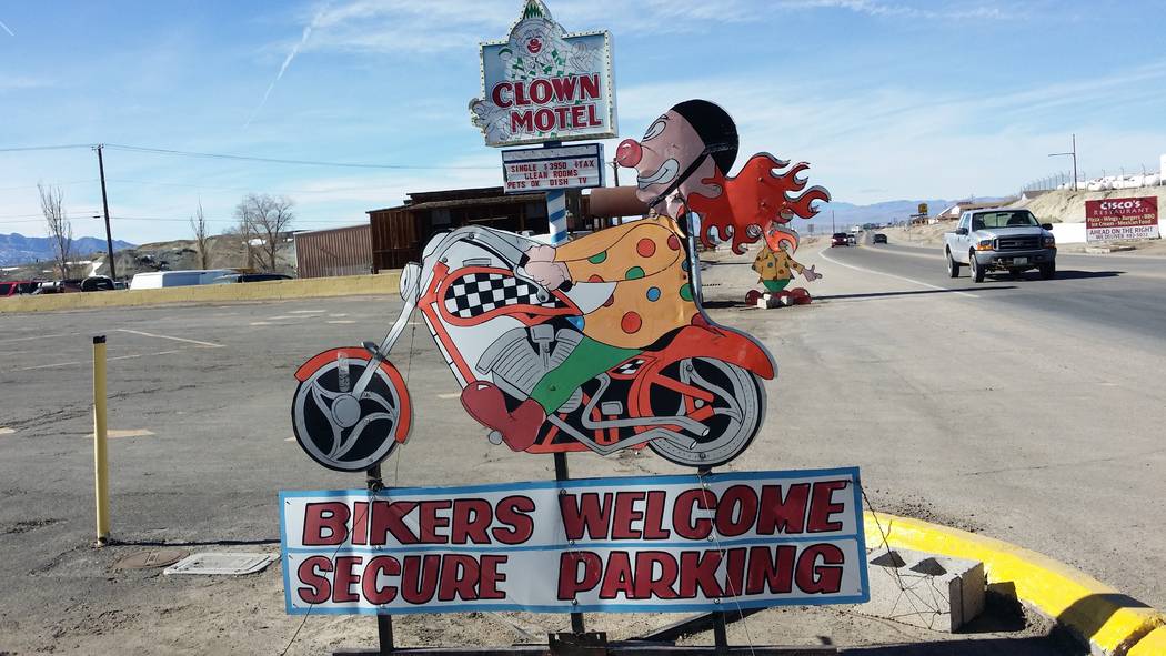 Special to the Pahrump Valley Times Clown Motel, one of the main landmarks in Tonopah located n ...