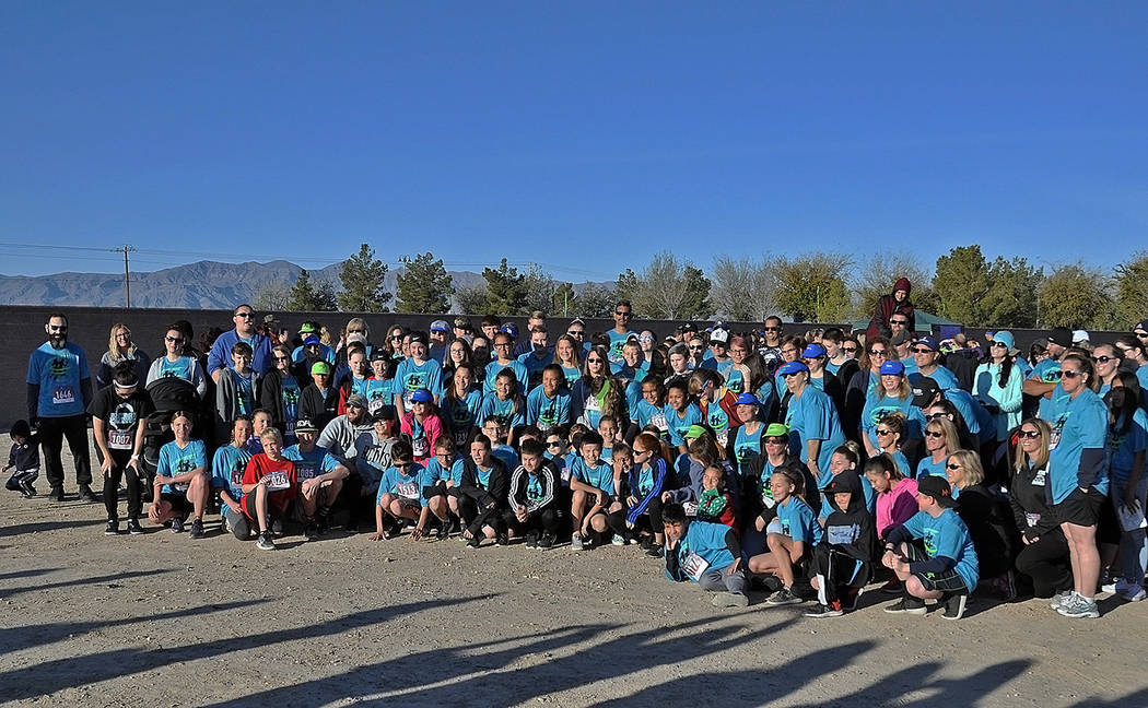 Horace Langford Jr./Pahrump Valley Times The winner of this year's HOPE Run/Walk HOPE Cup was t ...
