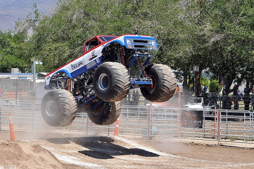 Horace Langford Jr./Pahrump Valley Times The Monster Truck Insanity Tour will return to Pahrump ...