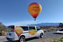 Selwyn Harris/Pahrump Valley Times A Presidential visit to Las Vegas forced Vegas Balloon Rides ...