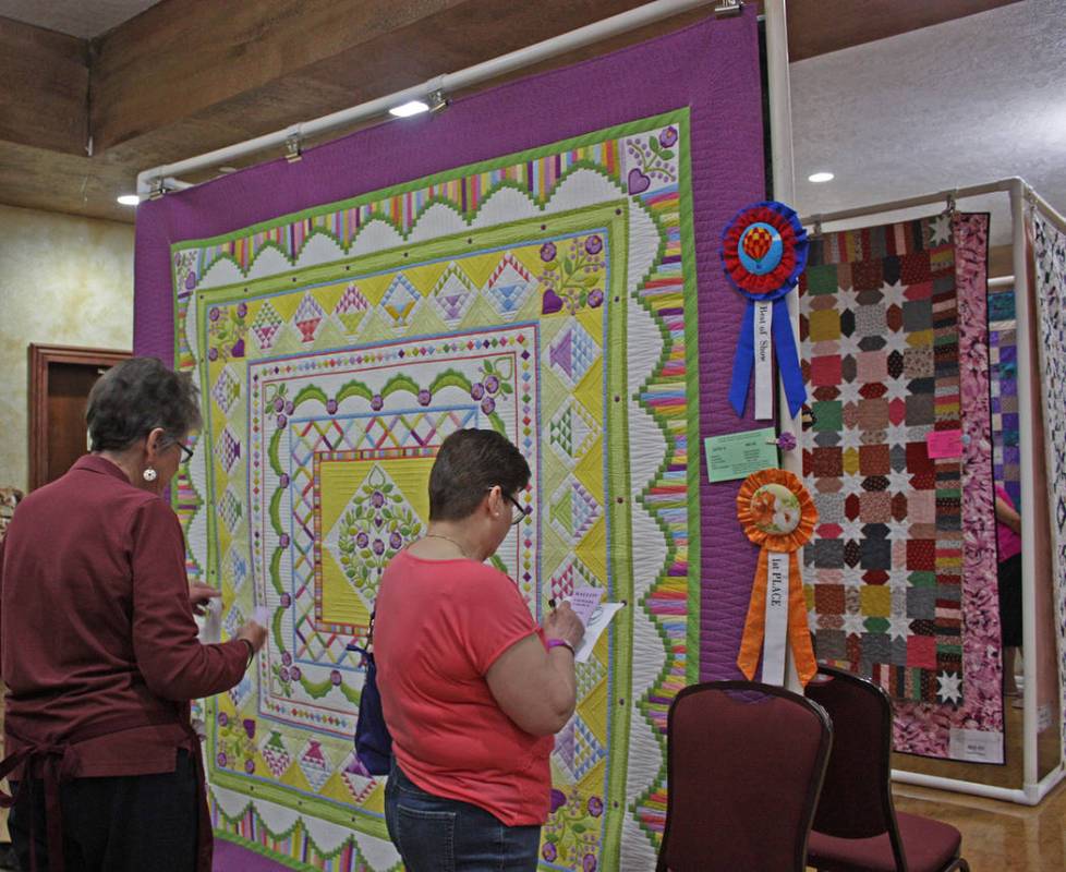 Robin Hebrock/Pahrump Valley Times After carefully observing the Best in Show winner for the 20 ...