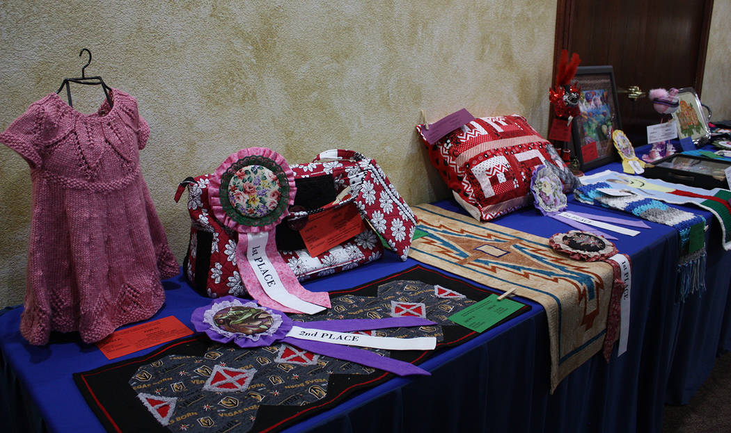 Robin Hebrock/Pahrump Valley Times Quilts were far from the only entries in the competition at ...