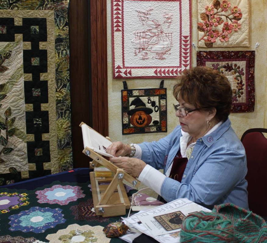 Robin Hebrock/Pahrump Valley Times The 2019 Pins and Needles Quilt Show Featured Needleworker w ...