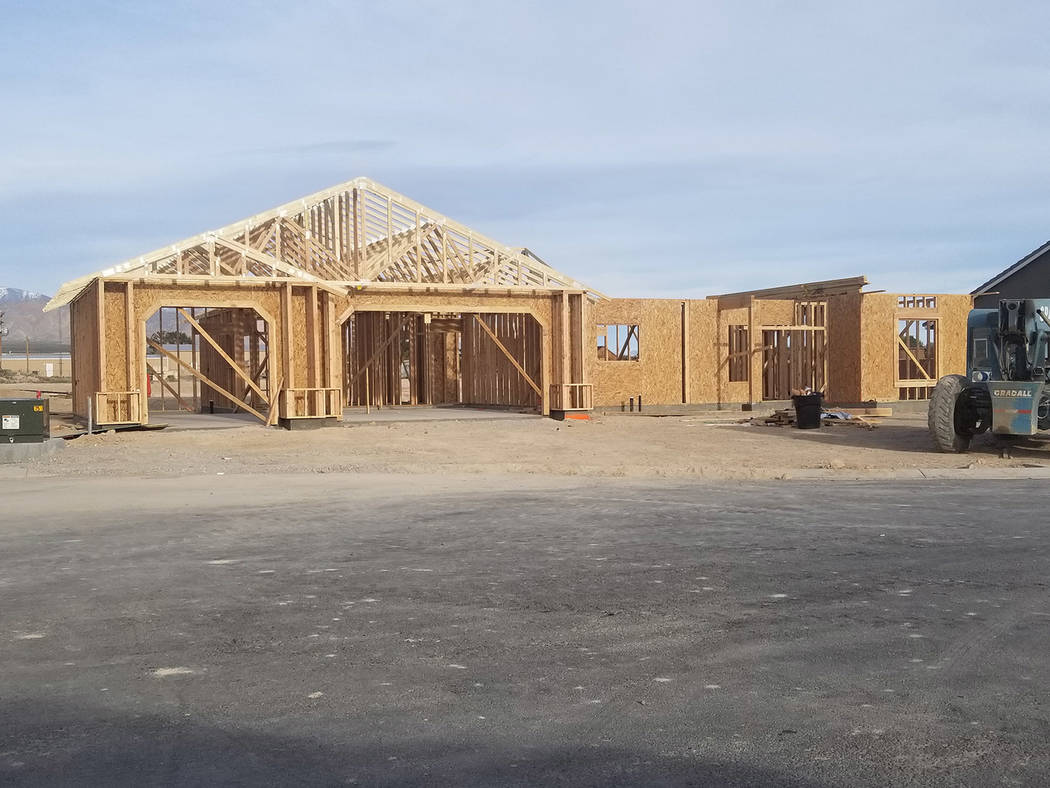 David Jacobs/Pahrump Valley Times New homes and new residents will also help attract more servi ...