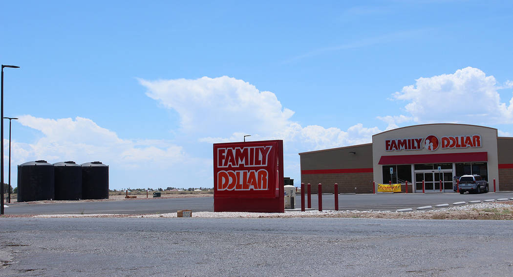Jeffrey Meehan/Pahrump Valley Times The Family Dollar store at 2891 W. Charleston Park Ave. reo ...