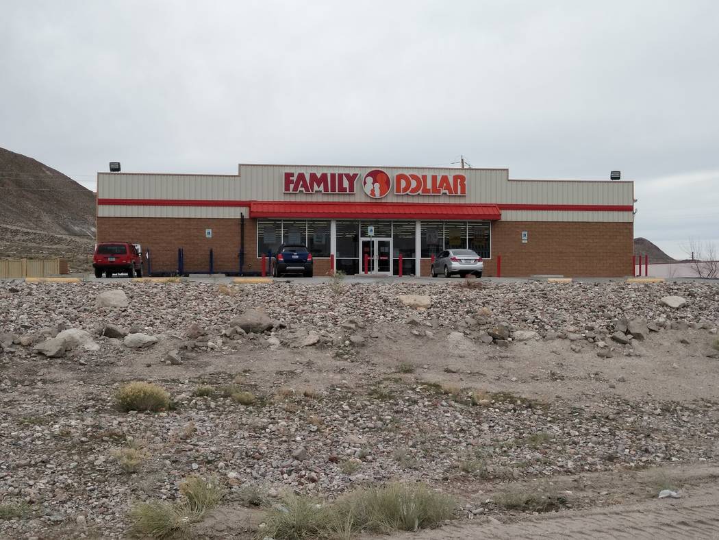 Nancy Whipperman/Times-Bonanza & Goldfield News The parking lot of the Family Dollar in Tonopah ...