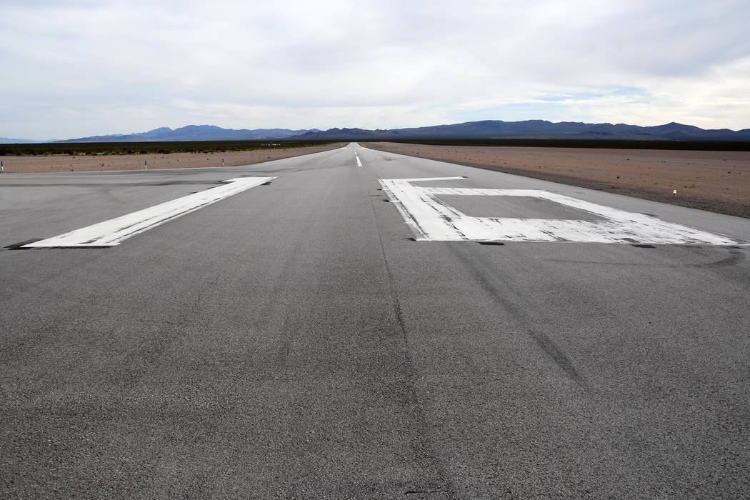 Richard Stephens / Special to the Pahrump Valley Times The Beatty airport will undergo maintena ...