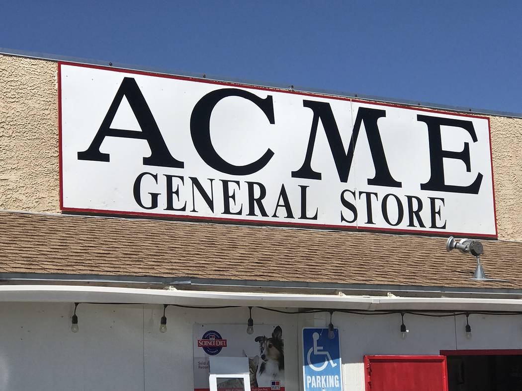 Jeffrey Meehan/Pahrump Valley Times Acme General Store at 800 West Street in Pahrump is now ho ...