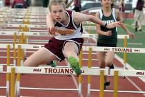 Horace Langford Jr./Pahrump Valley Times Pahrump Valley freshman Georgina Avent finished fifth ...