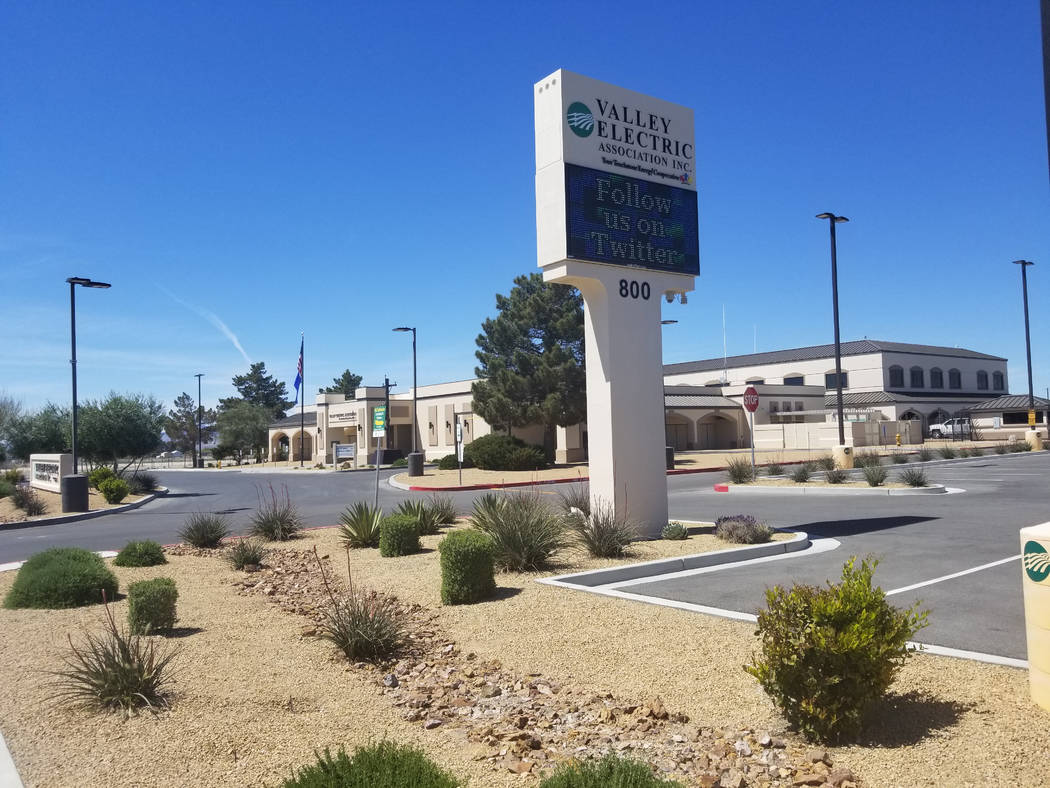 David Jacobs/Pahrump Valley Times Electric and broadband customers now can conduct business fro ...