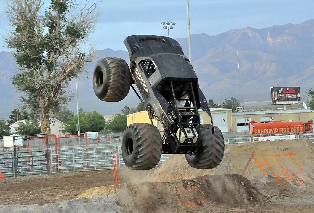 Horace Langford Jr./Pahrump Valley Times The Monster Truck Insanity Tour included "Marauder" sh ...