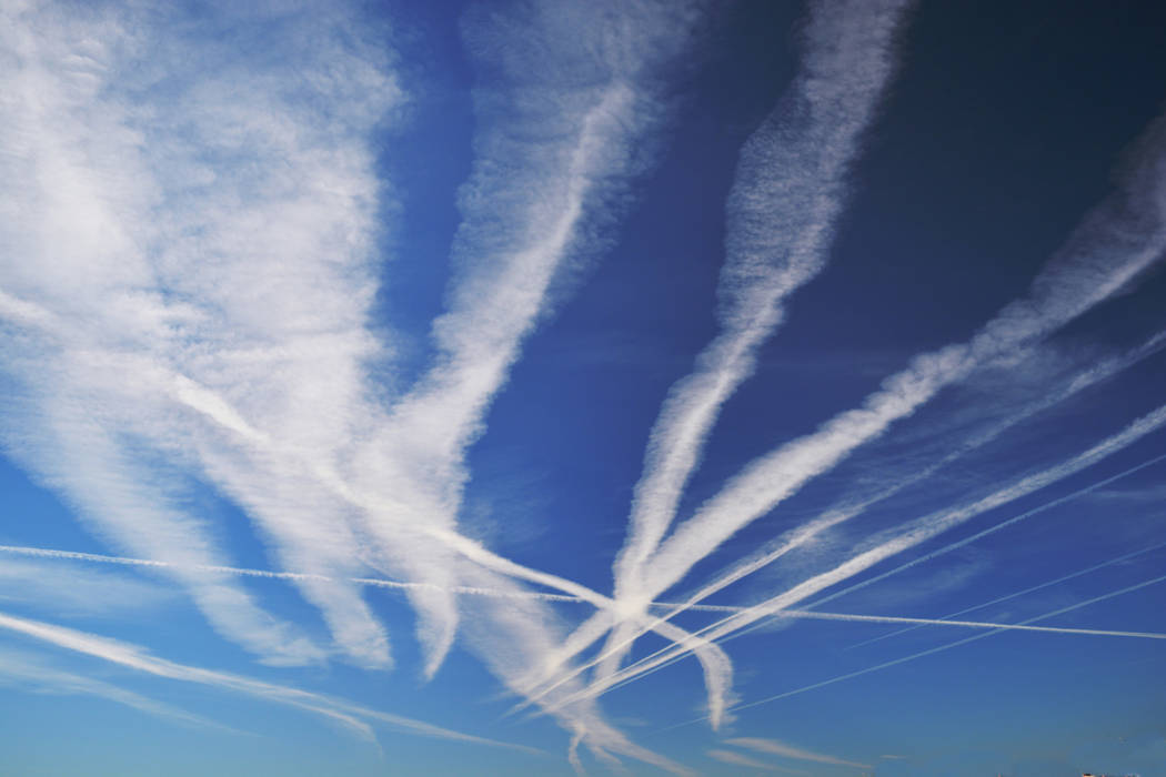 Getty Images The conspiracy theory is that chemtrails are chemical-laden vapor trails dispersed ...
