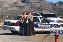 Jeffrey Meehan/Pahrump Valley Times The Nye County Sheriff's Office arrested more than 30 peopl ...