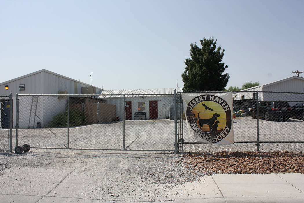 Robin Hebrock/Pahrump Valley Times The Pahrump Animal Shelter, currently operated by the nonpro ...