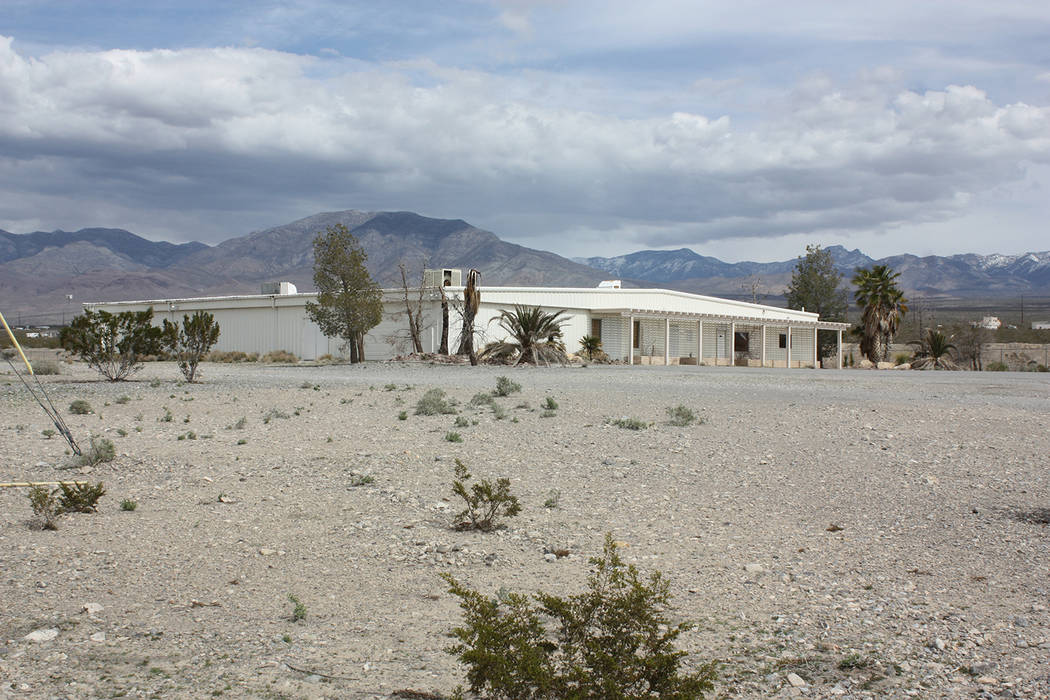Robin Hebrock/Pahrump Valley Times This photo shows the property the county recently began look ...