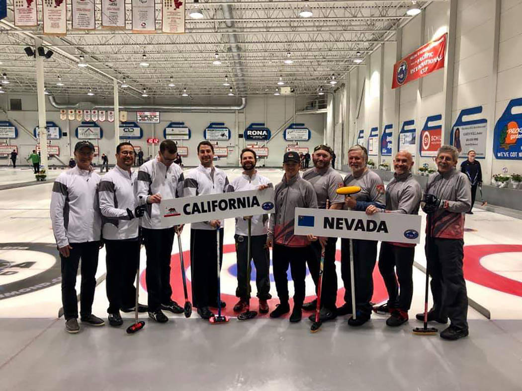 Special to the Pahrump Valley Times The Las Vegas Curling Club, the Nevada state champions, wit ...