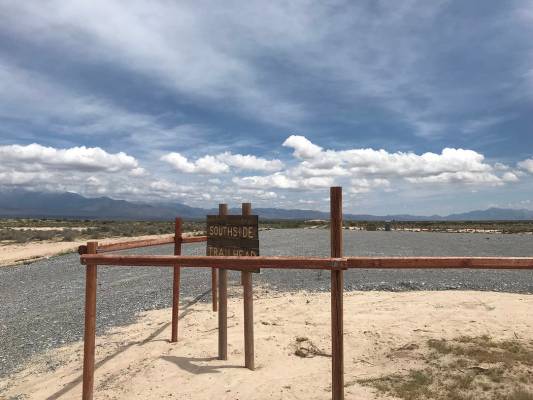 Special to the Pahrump Valley Times The newly established Southside Trailhead now provides a sa ...