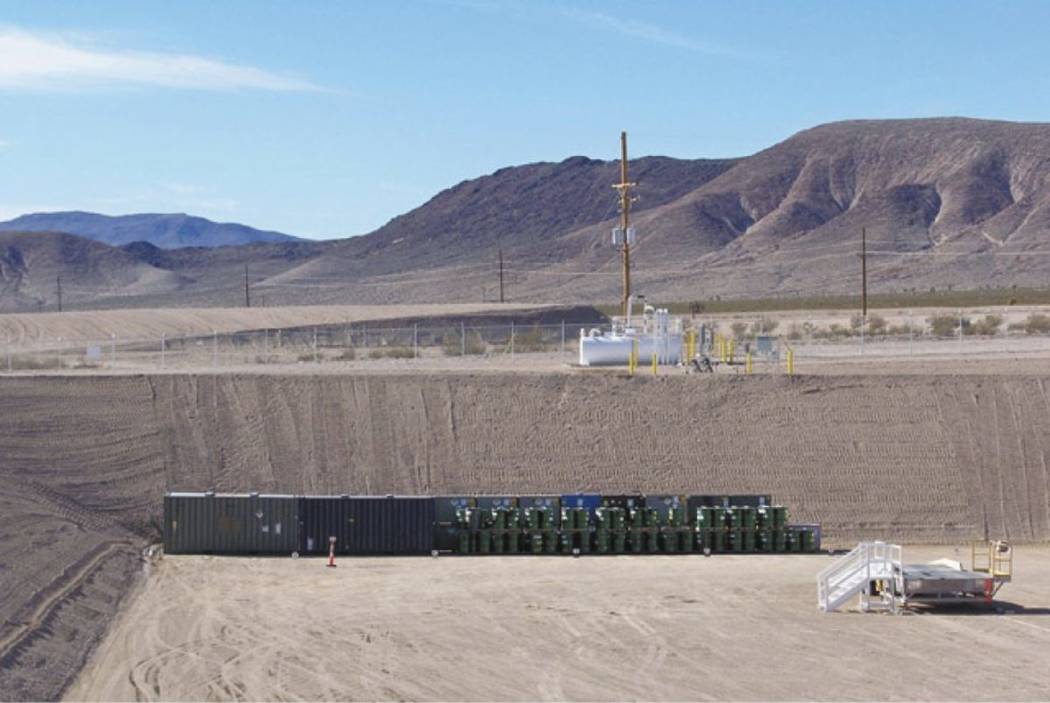 Photo courtesy U.S. Department of Energy A half-ton was shipped to the Nevada National Securit ...