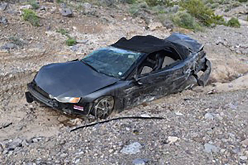 Special to the Pahrump Valley Times One person was transported to Desert View Hospital followin ...