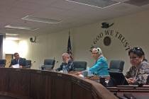 Robin Hebrock/Pahrump Valley Times The Nye County Commission approved its tentative budget for ...